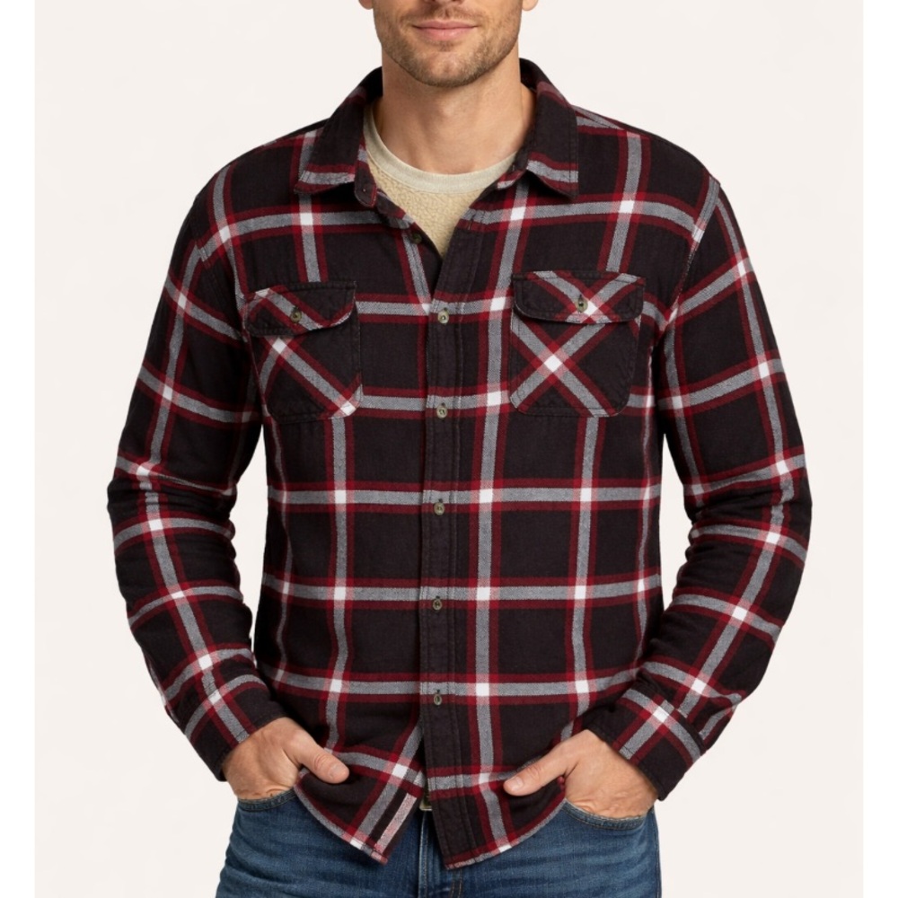 Wrangler Red and Black Checkered Shirt